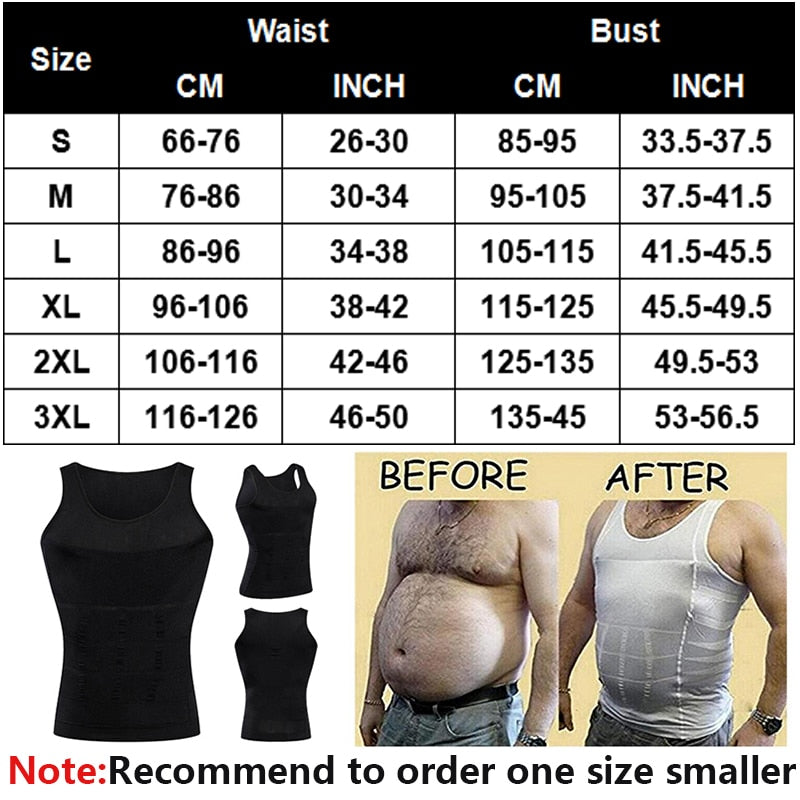 Men Slimming Body Shaper Vest