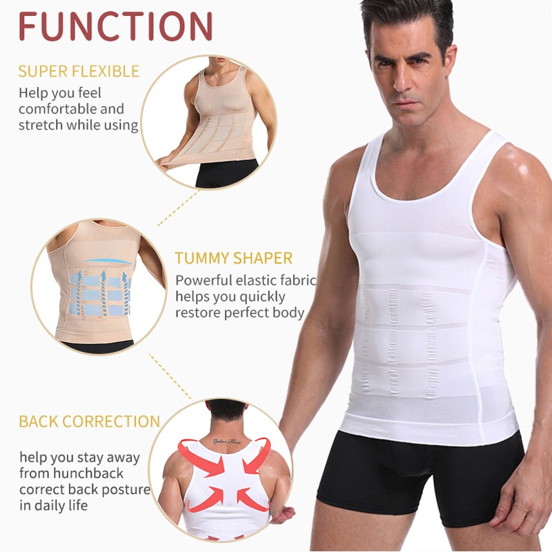 Men Slimming Body Shaper Vest