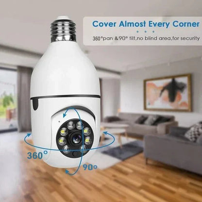 Wireless Wifi Light Bulb Camera Security Camera🔥 (Plus 64G Original Memory Card)