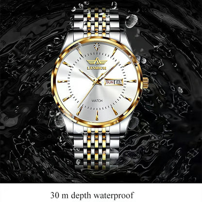 LANMSOM Waterproof Luxury Watch