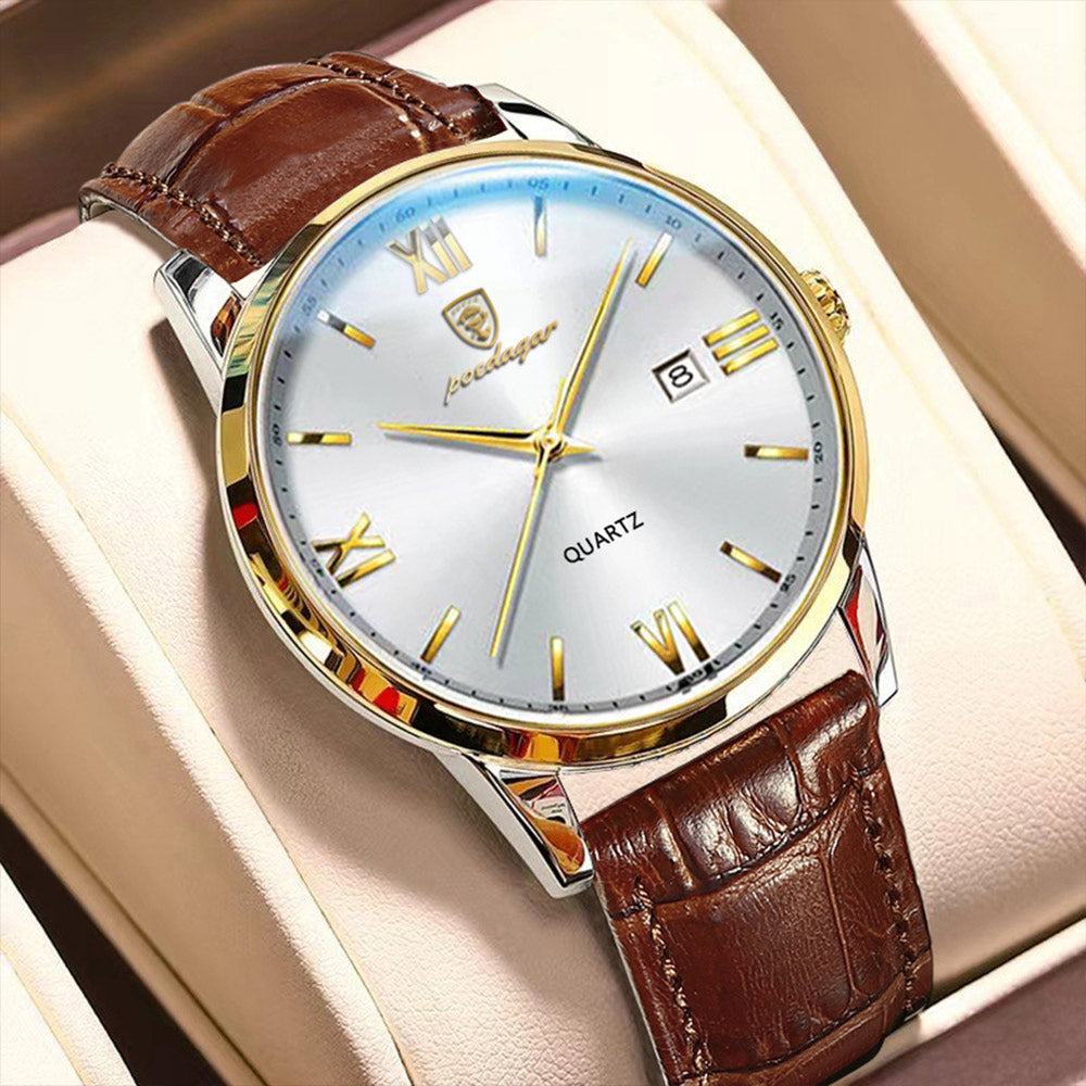 POEDAGAR business watch -Gold white